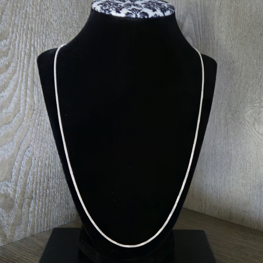 Nicky Butler Sterling Silver 925 Box Chain Designer Signed NB Necklace 24" NWT